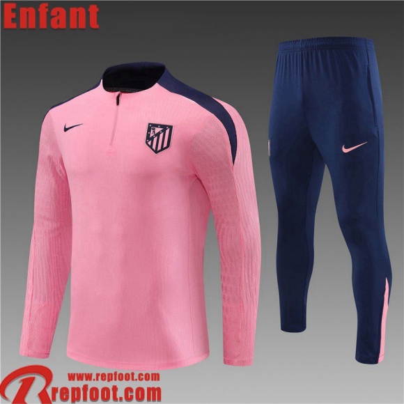 KIT: Atletico Madrid Survetement de Foot Enfant 24 25 C240