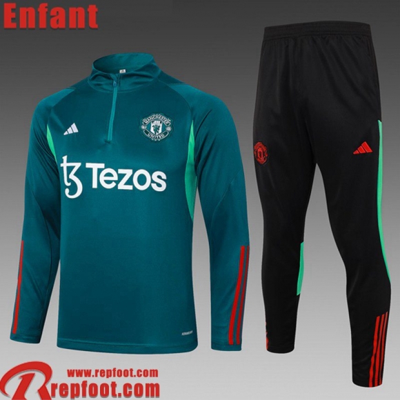 Manchester united Survetement de Foot Enfant 24 25 C273