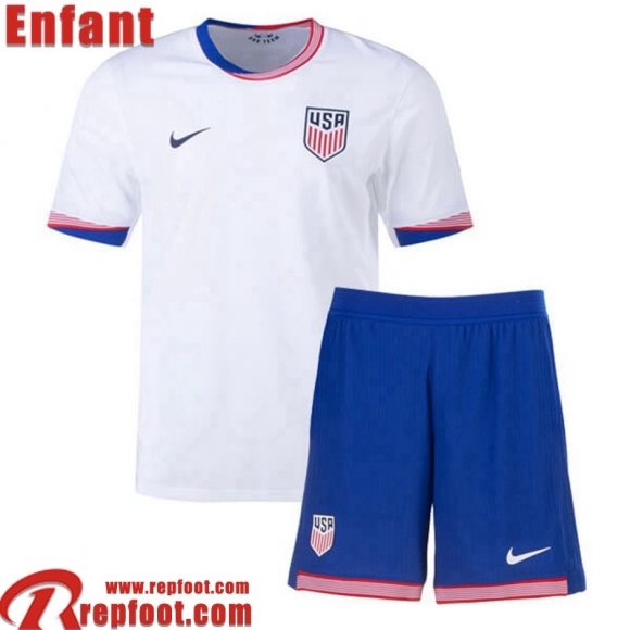 USA Maillot De Foot Domicile Enfant 2024