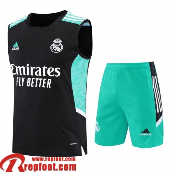 Real Madrid Sans manches noir Homme 22 23 PL490