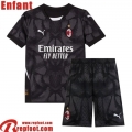 AC Milan Maillot De Foot Gardiens De But Enfant 24 25 TBB353