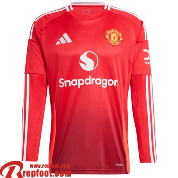 Manchester United Maillot De Foot Manche Longue Domicile Homme 24 25