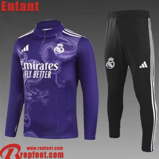 Real Madrid KIT: Survetement de Foot Enfant 24 25 C327