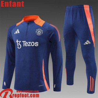 Manchester United KIT: Survetement de Foot Enfant 24 25 C308