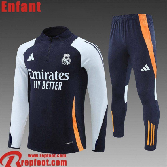 Real Madrid KIT: Survetement de Foot Enfant 24 25 C312