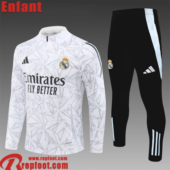 Real Madrid KIT: Survetement de Foot Enfant 24 25 C316