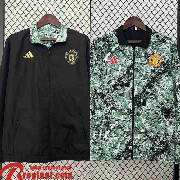 Manchester United Coupe Vent Reversible Homme 24 25 D232