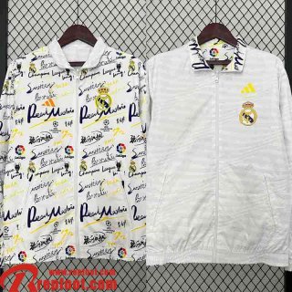 Real Madrid Coupe Vent Reversible Homme 24 25 D240