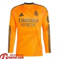 Real Madrid Maillot De Foot Exterieur Homme Manche Longue 24 25