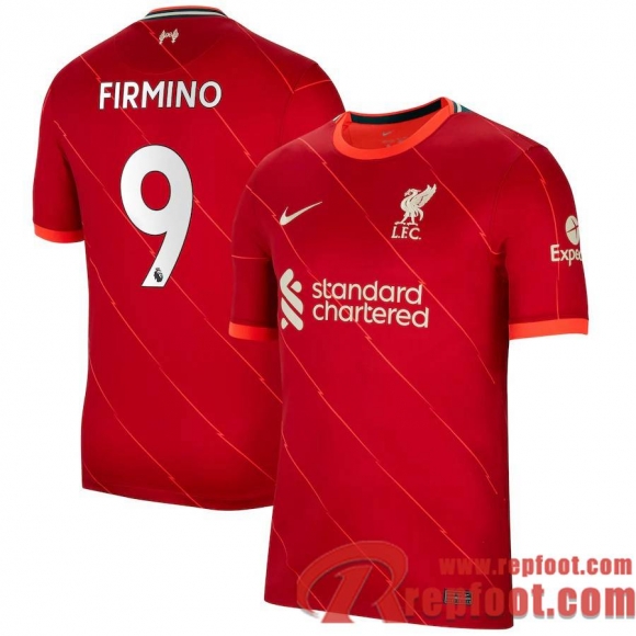 Liverpool Maillot De Foot Domicile 21 22 Homme # Firmino 9