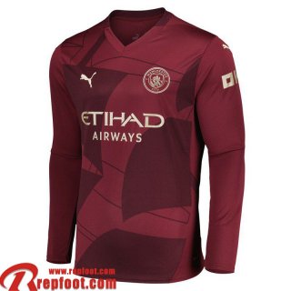 Manchester City Maillot De Foot Third Homme Manche Longue 24 25