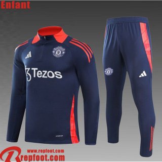 Manchester United KIT: Survetement de Foot Enfant 24 25 C378