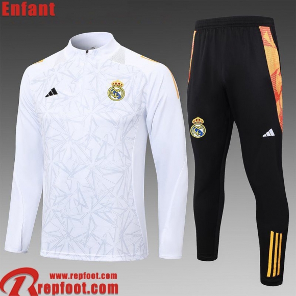 Real Madrid KIT: Survetement de Foot Enfant 24 25 C409