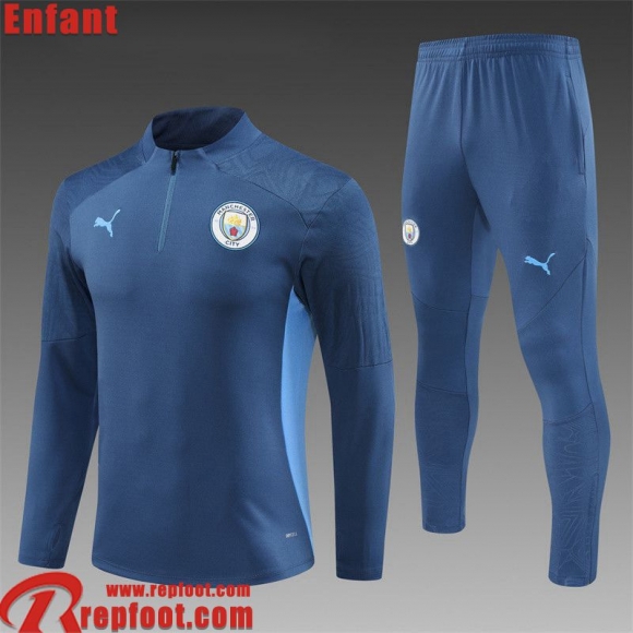 Manchester City KIT: Survetement de Foot Enfant 24 25 C419